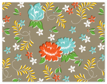 Vintage Tablecloth by Tin Ornament