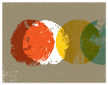 Color Blocking by Tin Ornament