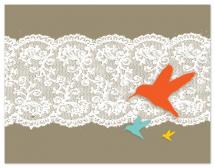 Birds and Lace by Bloom Art and Design
