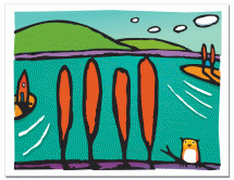 owl lake by Marna Schindler