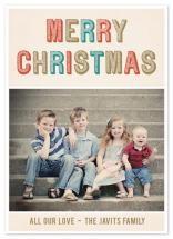 Merry Typography by Unless Someone Like You