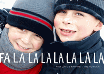 Handlettered Fa La La L... by Linda and Harriett