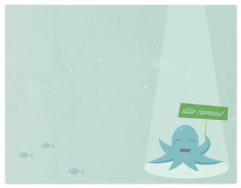 ollie the octopus Personal Stationery