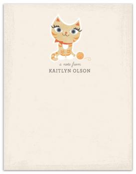 Meooow! Personal Stationery