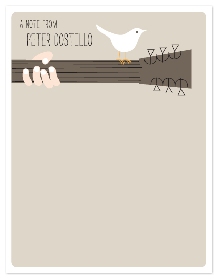 personal stationery - Liner Notes by Ann Gardner