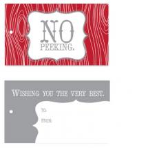 No Peeking Woodgrain by Christiana Hudson