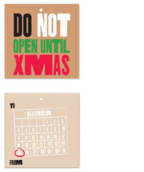 Do Not Open Gift Tag Gift Tags
