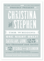Woodtype Poster by Paper Dahlia
