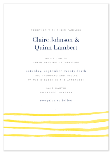 wedding invitations - Anchored