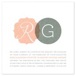 His and Hers Wedding Invitations