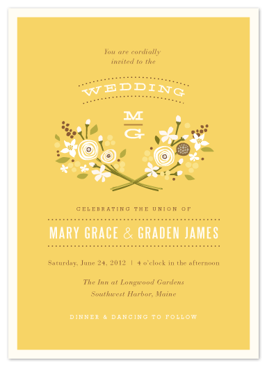 wedding invitations - harvest moon by Jennifer Wick
