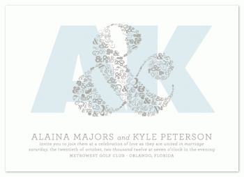Ampersand Wedding Invitations