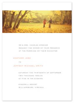 Modern Landscape Wedding Invitations