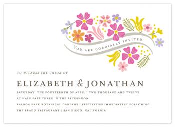 Floral Vows Wedding Invitations