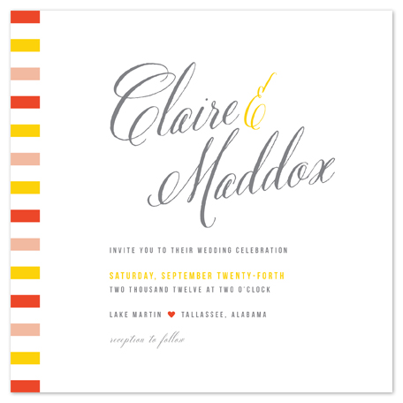 wedding invitations - Tutti Frutti 