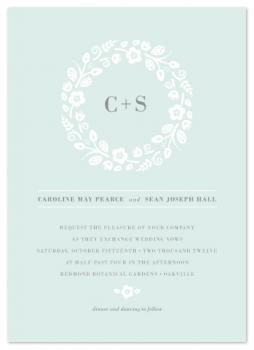 Flowers All Around Us Wedding Invitations