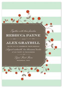 Antique Orchard Wedding Invitations