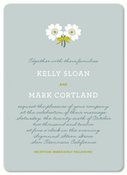 Petite Bouquet Wedding Invitations