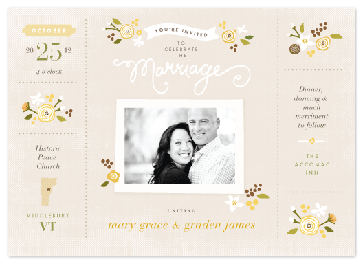 wedding invitations - Sense & sensibility by Jennifer Wick