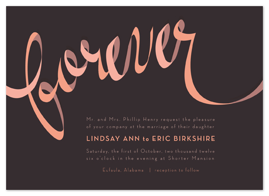 wedding invitations - Ribbon