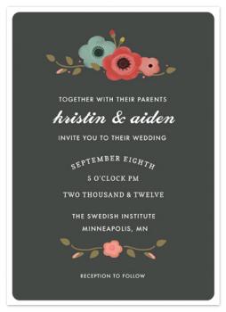 Swedish Garden Wedding Invitations