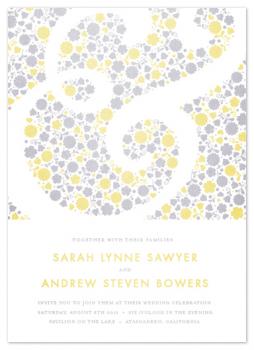 et fleurs Wedding Invitations