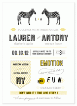 The Zebras by Cecile Paper Lounge