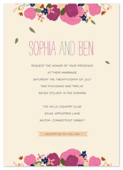 Country Elegance Wedding Invitations