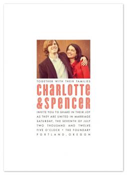 Picture Perfect Pair Wedding Invitations