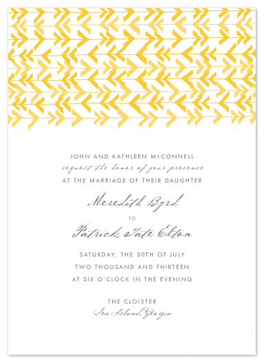 wedding invitations - Eldorado by beth perry DESIGN