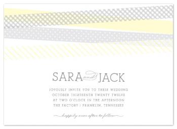 Whimsy + Washi Wedding Invitations