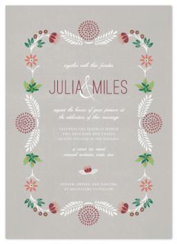 Botanic Wedding Invitations