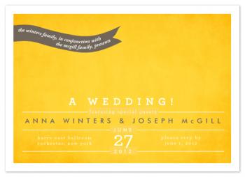 featuring special guests Wedding Invitations
