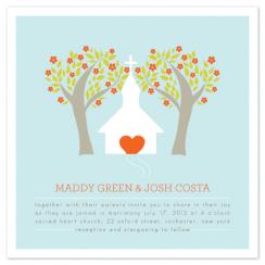 sweet chapel Wedding Invitations