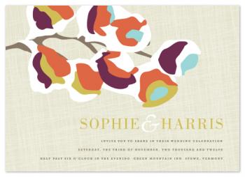 Autumn Snow Wedding Invitations