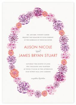 English Garden Wedding Invitations