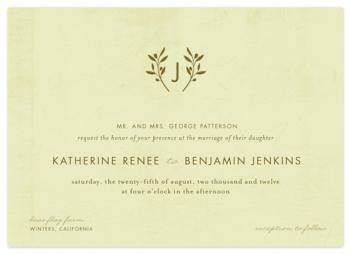 Olive You Wedding Invitations