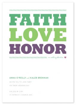 Modern Claddagh Wedding Invitations