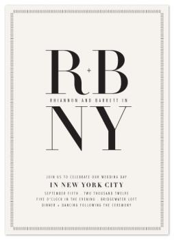 Stately Wedding Invitations