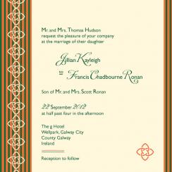 Irish Affair Wedding Invitations