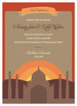 Sunset in Agra by Naushin Azim