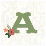 Woodsy Monogram by Wondercloud Design