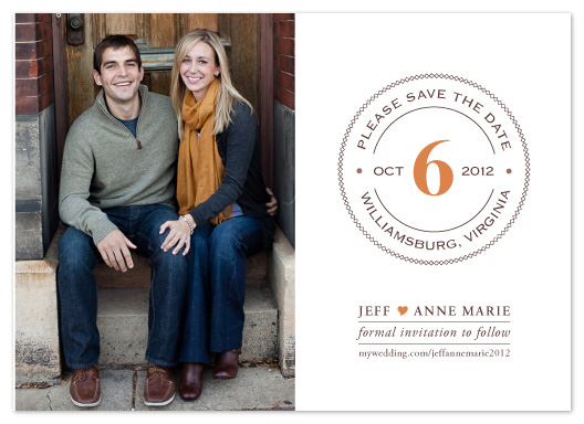 save the date cards - Diamond Ring by Luckybug Designs