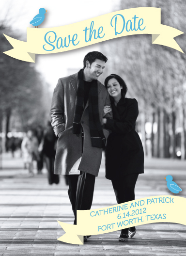 save the date cards - Banner Day