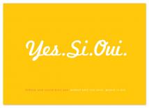 Yes Si Oui by Ana Gonzalez