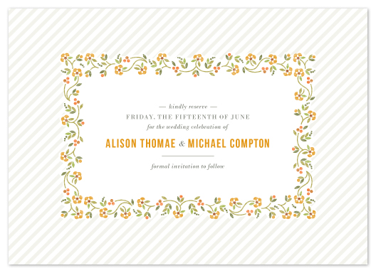 save the date cards - forget-me-not by Kimberly Morgan