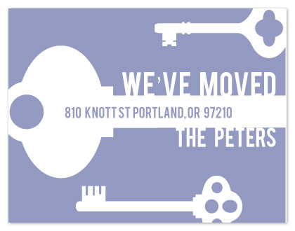 moving announcements - Keys to Our New House by Adai Le