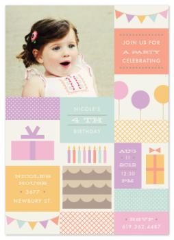 Block Party Party Invitations