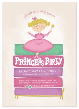 Princess and the Pea Party Invitations