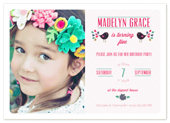 birthday birdies Party Invitations